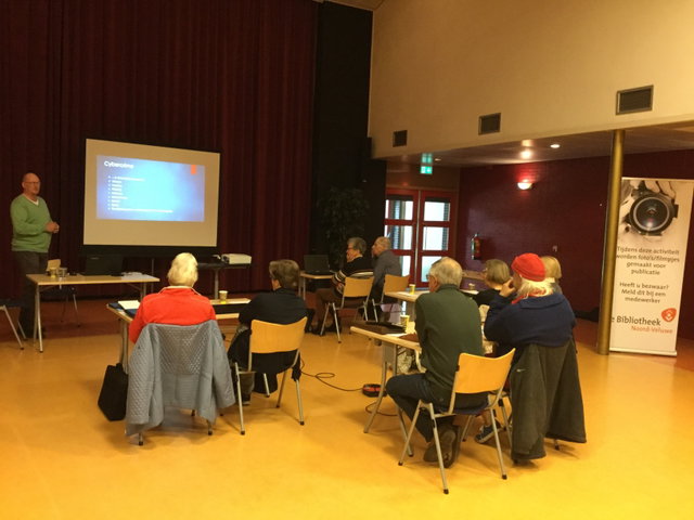 Workshop 'Veilig het internet op' in Heerde