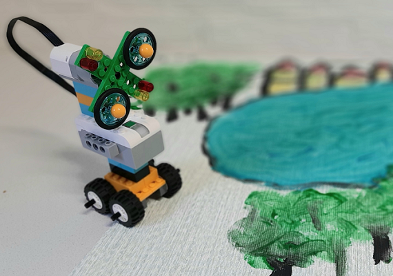 Maak je eigen windmolen met LEGO WeDo!