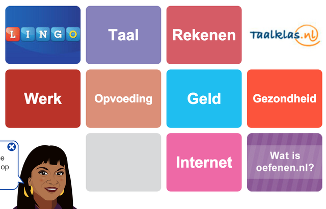 Oefenen met taal, rekenen en computeren