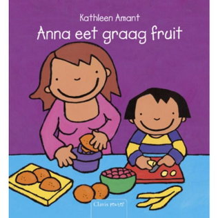 Vertelplaten Anna eet graag fruit (thema eten/fruit)