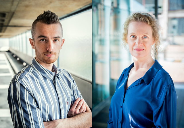 Tommie Niessen en Loes Wouterson in gesprek
