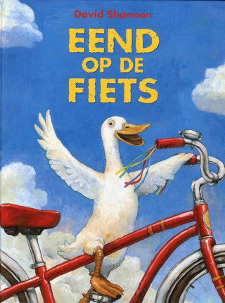 Eend op de fiets