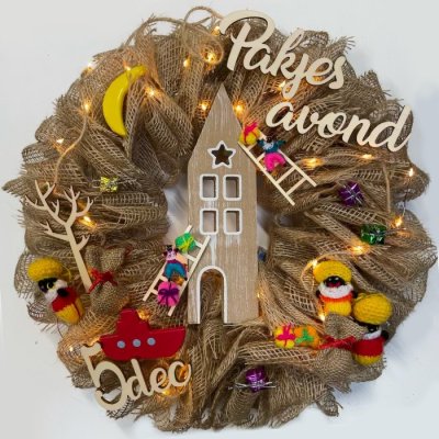 SinterKRANS maken met (klein)kinderen