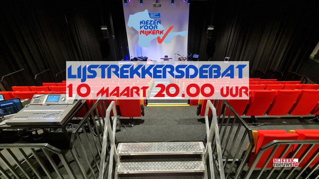 Lijsttrekkersdebat Kiezen voor Nijkerk