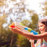 Afscheid stagiaires met waterpret!