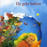Klassenset 'Wereldreis' gele ballon