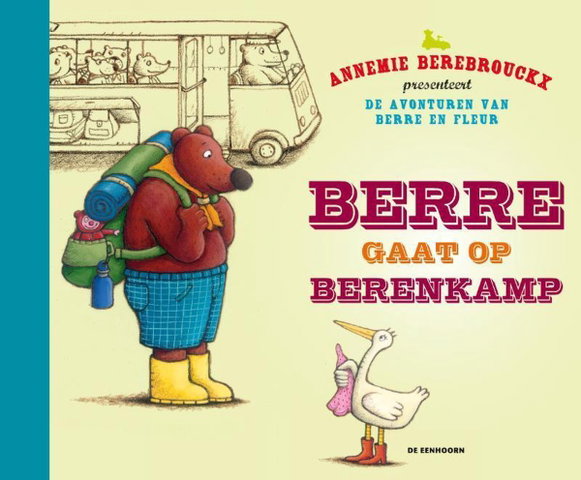 Vertelplaten Berre gaat op berenkamp (thema vakantie)