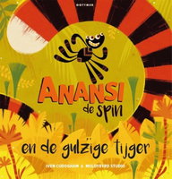 Vertelplaten Anansi de spin en de gulzige tijger (thema eten)