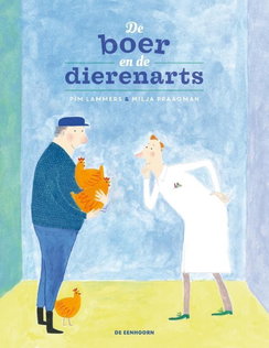 Vertelplaten De boer en de dierenarts (thema boerderijdieren en beroepen)
