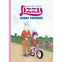 Vertelplaten Lizzy leert fietsen (thema vervoer)