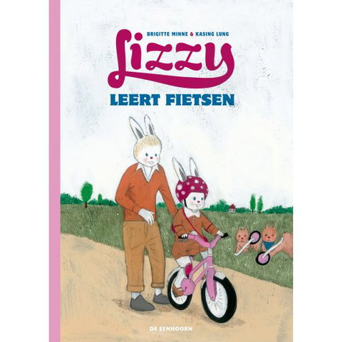 Vertelplaten Lizzy leert fietsen (thema vervoer)