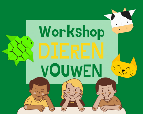 Workshop dierenvouwen in de Kinderboekenweek