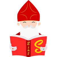 Sinterklaas in de bieb