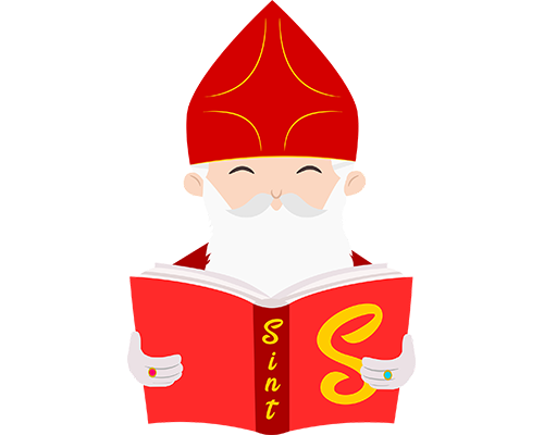 Sinterklaas in de bieb