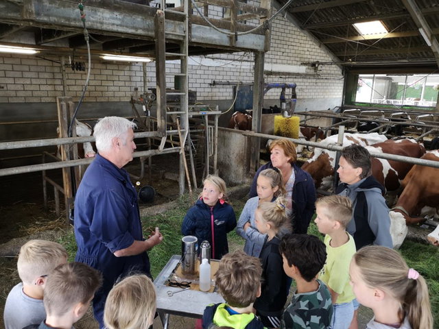Op bezoek bij de boerderij