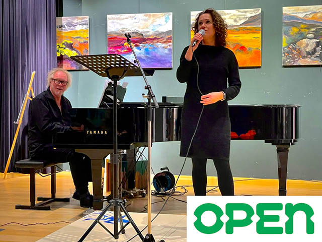 Het Blauwe Podium in OPEN