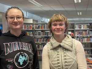 Nikita van Caem en Kelly Kerbodin van Tekenclub de Gors