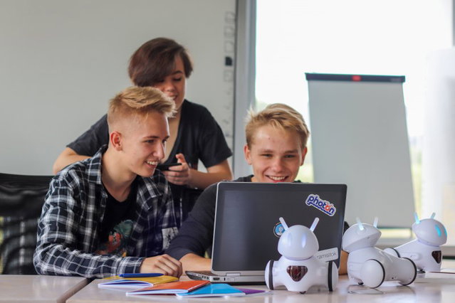 Programmeren met de Photon-robot