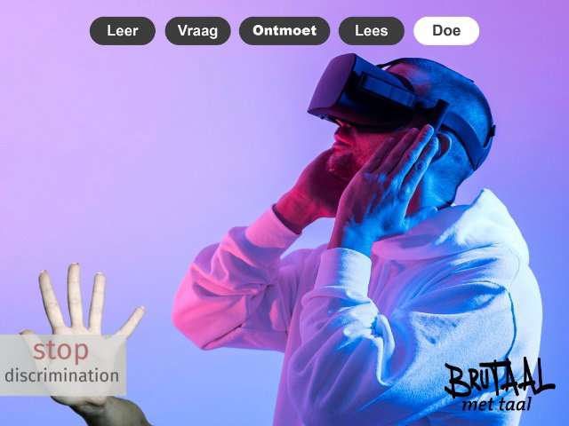 Discriminatie: bekijk het eens door een andere (VR) bril! 25-03-2023 11:00