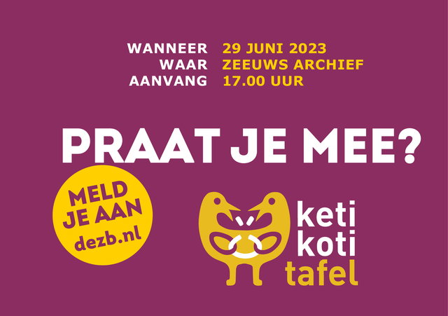 Graag nodigen wij jou uit aan de Keti Koti tafel 29-06-2023 17:30