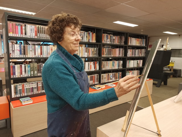 Kunst in de bieb: schilderijen en diamond paintings