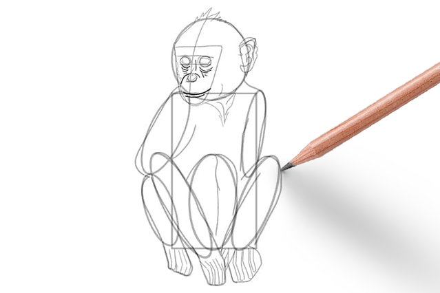 Tekenworkshop 'Chimpansee' voor kinderen