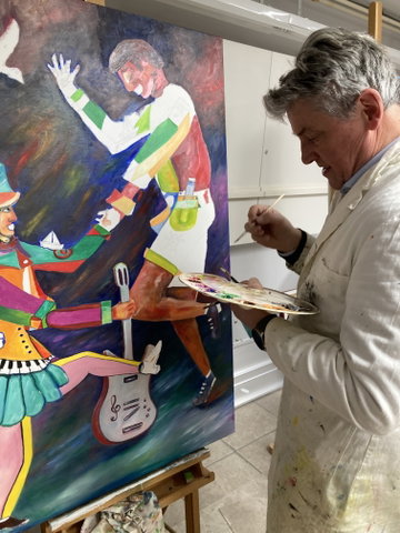 Kunst in de bieb: 'Over de streep' met Kelderkunst en De Bonte Specht