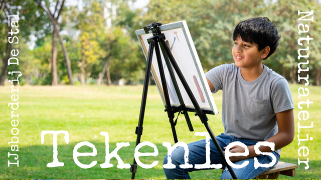 Natuuratelier: tekenen op de boerderij