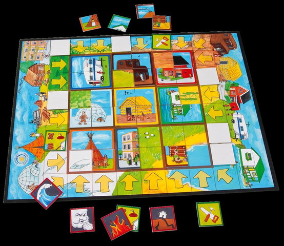 Waar woon jij? - spel
