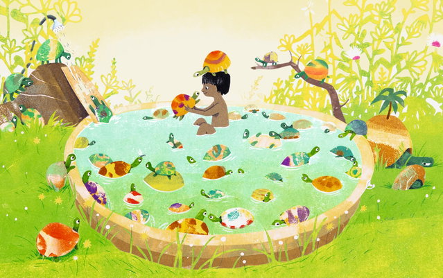 Sjablonen drukken met illustrator Sanne te Loo (4-8 jaar)