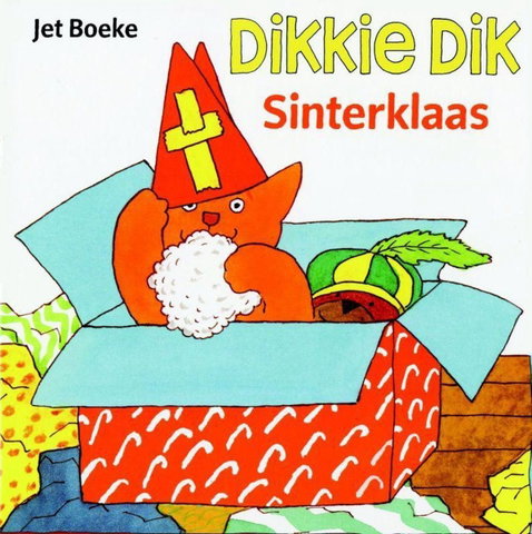 Sinterklaas en Dikkie Dik in de bibliotheek