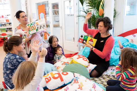 Babybieb kisten tbv (voor)leesconsulenten van de bibliotheek.