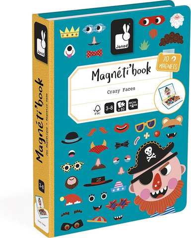 Magnetisch boek - Gezichten