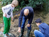 Praktische les over de kracht van stromend water, sprengenbeken en vroege industrie op de Veluwe