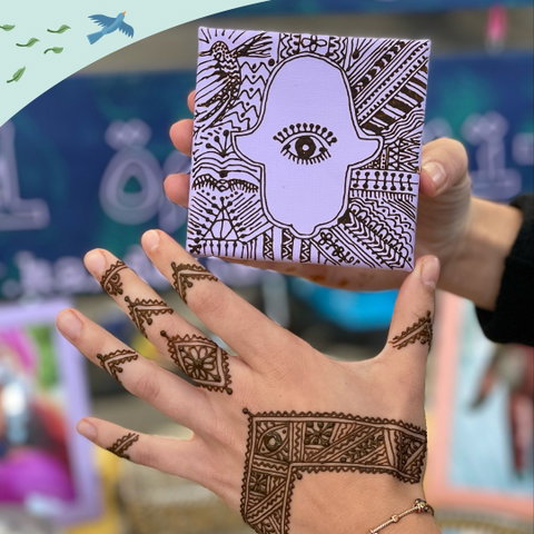 Henna-workshop met Fatima (Hand of Fatima)