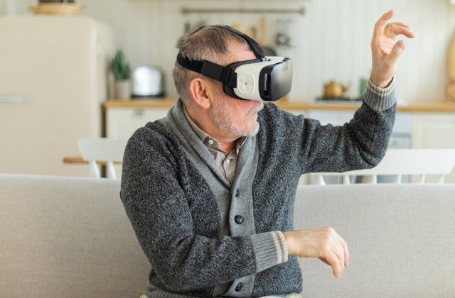 VR-bril in Week Lezen en Schrijven