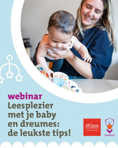 Webinar: "Leesplezier met je baby en dreumes: de leukste tips!"