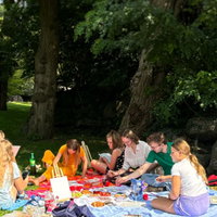 Hittegolf: Schilder picknick