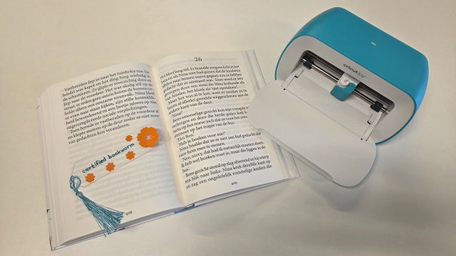 Boekenlegger maken met de Cricut | MediaLab workshop