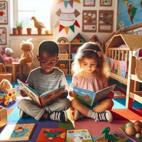 Bibliotheek op bezoek bij de voorschoolse instelling | Groepsbezoek peuters