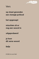 Teamsessie: Poëzie in het VO