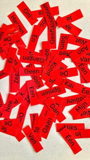 Geknipt gedicht | groep 8