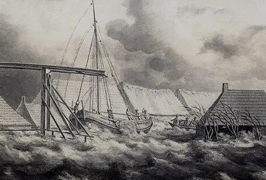Bieb Café Lemmer: Waargebeurde verhalen over de Vergeten Watersnood van 1825