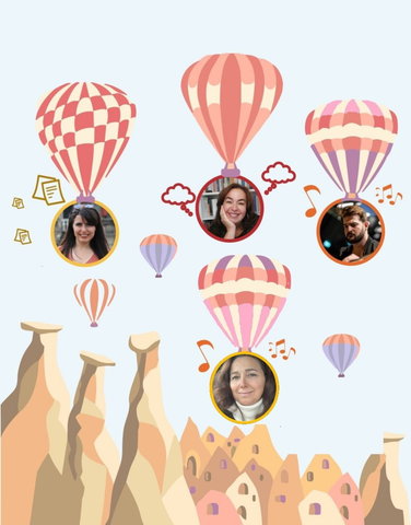 Turkse familievoorstelling: Muzikale reis in een luchtballon