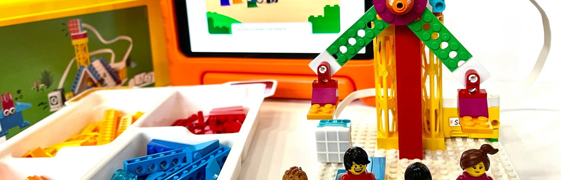 Sjors Creatief: Bouwen en programmeren met LEGO Spike Essential - Pret in het pretpark