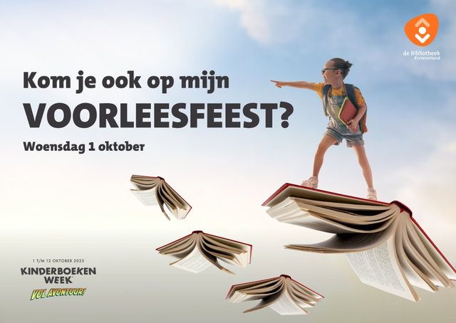 Kinderboekenweek 2025: Organiseer je eigen voorleesfeest 01-10-2025 15:00