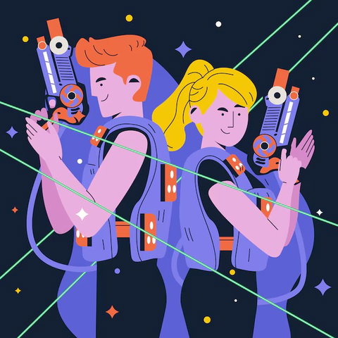 Lezergamen in de bieb