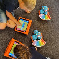 Leren programmeren met robot Dash