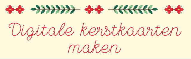 Workshop digitale kerstkaarten maken