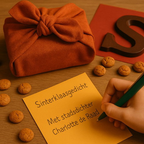Heerlijk avondje in de bieb! Sinterklaasgedichten schrijven met de Stadsdichter & Duurzaam Inpakken